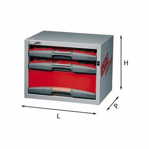 Armoire à outils Usag 5000 E3 495x375x382 mm avec tiroirs, verrouillable, pour usage en atelier - Product Image 1