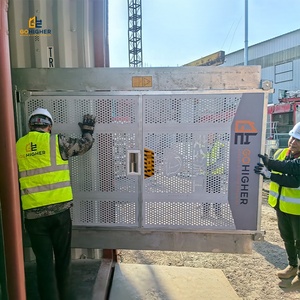 Lift Konstruksi Listrik SC200 Racke and Pinion dengan Kontrol VFD, Hoist Penumpang untuk Transportasi Beban Berat di Lokasi Proyek Bangunan - Product Image 4