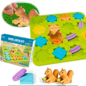 Samtoy Interactive Logic Fun Board Game Adventure Matching Puzzle Game Brain Teaser Puzzle Toys Road Blocks Construction For Kid