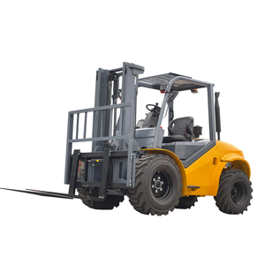 2,5-3,5 тонн дизельный погрузчик для пересеченной местности 4WD открытый внедорожный вилочный погрузчик с высотой подъема 3-6 м для неровной поверхности - Product Image 1