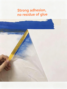 طلاء السيارات غطاء بلاستيكي عالمي دائم للاستعمال مرة واحدة في لفة فيلم حماية طلاء السيارات فيلم اخفاء - Product Image 2