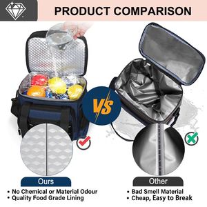 Nouvelle sacoche isotherme portable pour enfant en tissu Oxford 600D écologique, sac de rangement pliable en forme de cube - Product Image 5