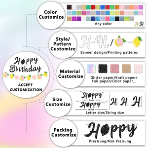 Kit de Decoración para <span class=keywords><strong>Cumpleaños</strong></span> Número <span class=keywords><strong>55</strong></span> para Hombres y Mujeres, Pancarta de <span class=keywords><strong>Feliz</strong></span> <span class=keywords><strong>Cumpleaños</strong></span> Número <span class=keywords><strong>55</strong></span>, Serpentinas, Pancarta de Banderines Triangulares para Fiesta de <span class=keywords><strong>Cumpleaños</strong></span> - Product Image 5