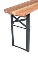 Ensemble table et banc de jardin en bois moderne de haute qualité, table à bière pliable portable pour mobilier d'extérieur