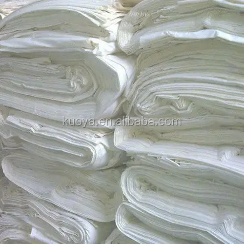 Kain abu-abu polyester 40*40s 120x60 66 "pencelupan dan pemutih untuk pakaian