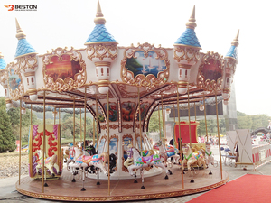 Merry Go Round Mechanical Rides China Carrusel <span class=keywords><strong>Horse</strong></span> para la venta - Product Image 4