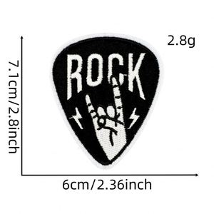 Patchs brodés vintage punk rock à thermocoller - Product Image 3