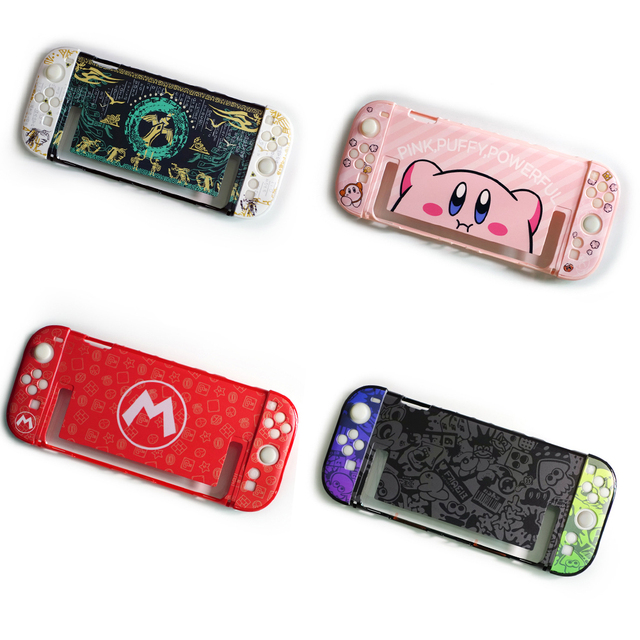 Game Theme Protective Case for NS2 Nintendo Switch 2 Split Plastic Hard Shell Support Custom Design Protector Accessories