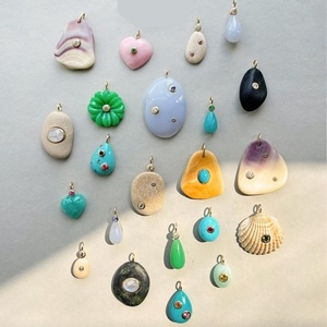 Roestvrijstalen Emaille Hars Mode Custom Armband Bedels Hangers Dijen De Resina Para Bisuteria - Product Image 1