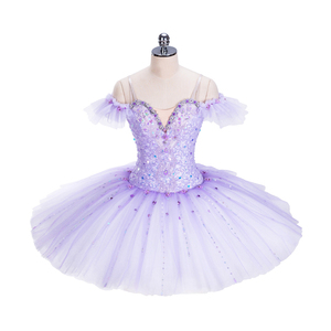 Tutu de danse pour filles, tutu de ballet classique personnalisé pour adultes, lilas, 12 couches, tutu de ballet professionnel pour femmes, fée du sucre, robe de ballet - Product Image 1