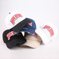 Gorra de Béisbol Personalizada al por Mayor de Fábrica, de Alta Calidad, con Logo, Estilo Desgastado, Deportiva, Tipo Dad Hat, 100% Algodón