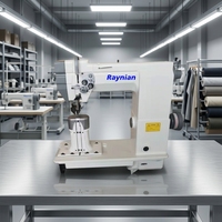 Machine à coudre à double aiguille de type colonne Raynian-9920, idéale pour la couture des empeignes de chaussures et des sacs en cuir. Fabriqué en Chine.