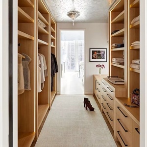 Set di armadi in <span class=keywords><strong>legno</strong></span> massiccio Armadio regolabile per camera da letto soggiorno Mobili su misura per la casa - Product Image 3