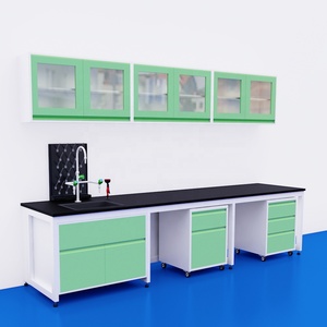 Meubles de laboratoire médical Banc de laboratoire avec évier Étagère à réactifs Table de laboratoire scientifique - Product Image 2