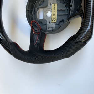Volant sport en fibre de carbone brillant, fabriqué à la main, <span class=keywords><strong>prix</strong></span> d'usine CCExcellent, LED japonais, pour <span class=keywords><strong>Audi</strong></span> B8 B8.5 S4 S5 <span class=keywords><strong>RS5</strong></span>, 100% compatible - Product Image 5