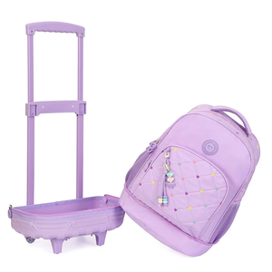 Juego de Mochila Escolar de Tres Piezas: Mochila, Lonchera, Estuche para Lápices, Bolsa de Viaje Impermeable de Doble Asa, Mochila con Ruedas - Product Image 6