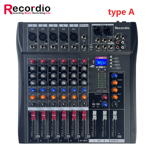 6 canali Mixer Audio Karaoke Mixer Audio console di missaggio Audio USB DJ Sound Mixer prezzi bassi - Product Image 5