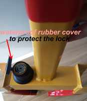 Antivol universel robuste pour roue de voiture, bloque-roue de sécurité antivol pour remorque, SUV, camion, caravane, stationnement