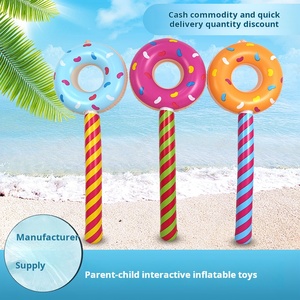 Trẻ Em Của PVC <span class=keywords><strong>Inflatable</strong></span> Thanh Đồ Chơi Cho Chơi Ngoài Trời Dày Đảng Trang Trí Donut Lollipop Vòng Tròn Thanh - Product Image 2