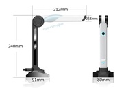 Escáner de Documentos Eloam S200L de 2MP con Interfaz USB, Portátil, de Alta Velocidad, Plegable, Tamaño A4, Sensor CMOS, con 1 Año de Garantía, en Stock