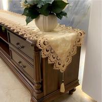 Nouvelle nappe de table à manger et de table basse TaiGen en fibre synthétique de style européen, couvre-meuble TV anti-poussière pour la maison