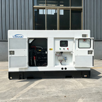 Groupe électrogène diesel silencieux LINGGE 20 kVA pour l'alimentation de secours résidentielle et commerciale