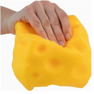 Jouet Squishy Créatif en Forme de Fromage à Rebond Lent, Grand Format, Best-Seller, Cadeau Sensoriel Anti-Stress en Forme de Petit Carré de Fromage, Vente en Gros Usine - Product Image 5
