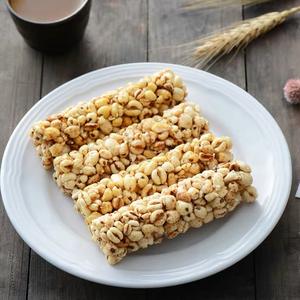 Snacks chinois Uncle Pop, snacks à base de céréales soufflées, craquelins de blé, barres énergétiques à l'orge des Highlands, snacks halal, saveur cacahuète - Product Image 6