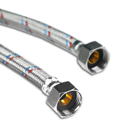 60/50/40/30cm tuyau mélangeur Flexible robinet froid tuyau d'alimentation en eau tuyaux pour cuisine/chauffe-eau robinet pièces de rechange