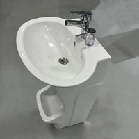 Banheiro chuveiro personnalisé pia para banheiros lavabo meuble lavabo design mobile pour les cheveux wadu évier pour les musulmans