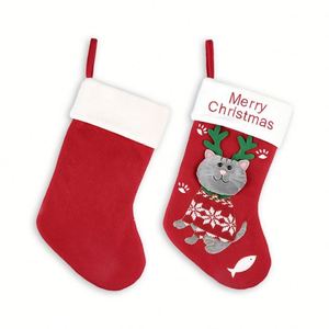 Calcetines Navideños de Santa Claus y Muñeco de Nieve, Regalos para Niños, Calcetines de Navidad, Decoraciones Navideñas, Adornos - Product Image 6