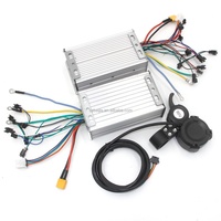 Controlador de Motor sin Escobillas Damao 48-72V, Doble Tracción, Acelerador, Instrumento con Pantalla LED, 3000W, Aleación de Aluminio, Impermeable, para Bicicleta Eléctrica