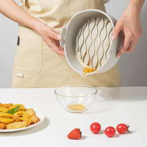 Wholesale <b>Air</b> <b>Fryer</b> Accessory 7.8" 8.8" 2PCS <b>Round</b> Reusable Silicone <b>Liners</b> for 4 to 7 QT Oven Microwave - Product Image 4