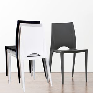 Toptan toplu fabrika Modern İtalyan Cafe kiralama ucuz reçine polipropilen istiflenebilir restoran Pp yemek plastik sandalye - Product Image 3