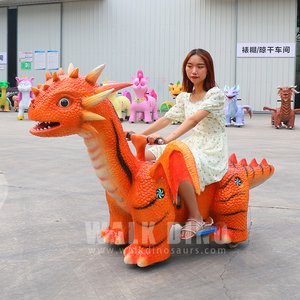 รถสกู๊ตเตอร์ไฟฟ้าขี่เหรียญแบบสตางค์มังกรตะวันตก - Product Image 4