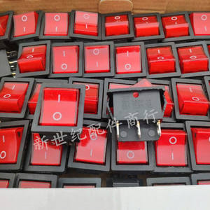 Interruptor de doble potencia KCD6 con forma de barco grande, de seis pines, bipolar, tipo balancín, con luces indicadoras, doble grupo, hexagonal, para encendido/apagado, de seis pines - Product Image 2