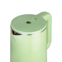 Bouilloire électrique 1,5 L en acier inoxydable 1500 W avec contrôle de température, ébullition rapide, portable, pour la maison, l'hôtel et le thé