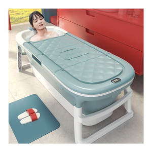 <span class=keywords><strong>Bañera</strong></span> Plegable Portátil <span class=keywords><strong>de</strong></span> Plástico <span class=keywords><strong>para</strong></span> Adultos y Bebés, Independiente y Móvil - Product Image 2