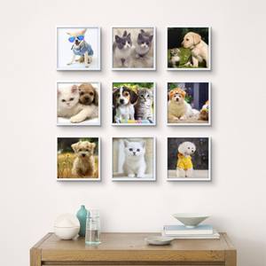 Cadre ABS Premium sans clou, neuf, 8*8 20*20cm, installation rapide et facile à repositionner - Product Image 6