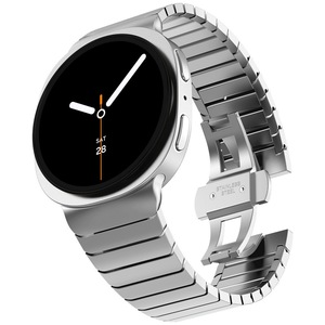 Bracelet à Boucle Papillon en Acier Inoxydable pour <span class=keywords><strong>Samsung</strong></span> <span class=keywords><strong>Galaxy</strong></span> <span class=keywords><strong>Watch</strong></span> 8, Bracelet Métallique 316L pour Montre Connectée - Product Image 6