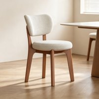 Chaises de salle à manger de style moderne, directement de l'usine, avec dossiers ergonomiques et pieds bicolores, idéales pour les salles à manger et les salons