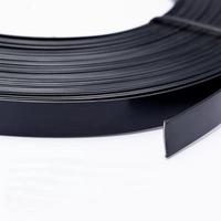 Bobine en acier inoxydable recouverte de plastique, attache-câble en acier inoxydable noir, sangle en acier inoxydable personnalisable avec revêtement époxy