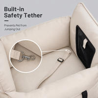 Sac de transport de luxe en cuir PU écologique pour chat, portable, imperméable, siège de voiture, lit surélevé, siège de sécurité