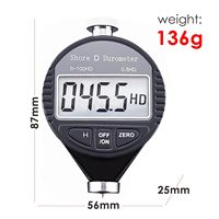 Duromètre numérique Shore D 0~100HD avec écran LCD pour caoutchouc ultra-dur, plastique thermique, résine, fibre de verre - Chine