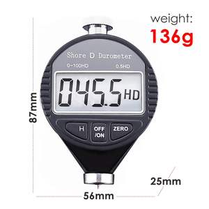 Durómetro Digital Shore <span class=keywords><strong>D</strong></span> 0~100HD con Pantalla LCD para Caucho Ultra Duro, Plástico Térmico, Resina, Fibra de Vidrio-China - Product Image 6