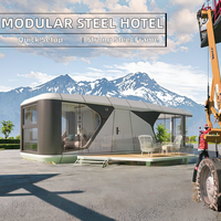 Casa Contenedor Modular Móvil de Diseño Moderno TongSong, Construcción Rápida, Prefabricada, Impermeable, Estructura de Acero Ligero, Uso Hotelero, 4 Años de Garantía