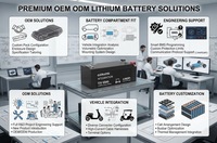 Paket Baterai Lithium LiFePO4 72V 65Ah Kapasitas Tinggi Daya Tahan Lama untuk Kendaraan Listrik, Golf Cart, Kendaraan Utilitas OEM ODM