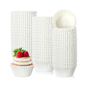 Food Grade Oven-safe White Homemade Mini <strong>Paper</strong> Pastry Muffin Molds Cupcake Liners Baking Cups - Product Image 1