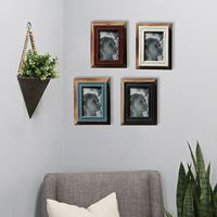 Décor de ferme luxe Antique fait à la main 4x6 "rustique bois Art famille amour Funia Photo cadre Photo Bilderrahmen cadre en bois