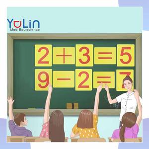 Equipo Montessori para bebés de alta calidad, materiales didácticos, tarjetas de Números de juguete con caja - Product Image 1